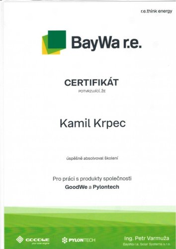 Fotovoltaika GoodWe a Pylontech