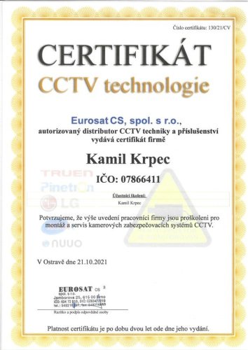 Kamerové systémy CCTV
